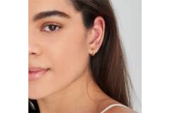 Rising Star - Huggie Hoop Earrings - 12mm